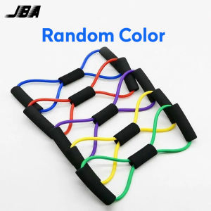 JBA สายรัดดึงโยคะ 8 ประเภทคำ TPR ป้องกันการลื่นไถล แถบยืดแขนด้านหลัง