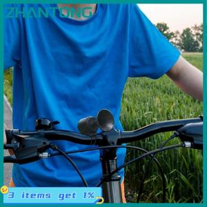 ZHANTONG กระดิ่งติดของอิเล็กทรอนิกส์แตรเตือนเสียงดังเอบีเอสสัญญาณเตือน IPX4ลำโพงเพื่อความปลอดภัยใน120dB สำหรับจักรยานถนนสกู๊ตเตอร์