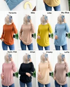 Kaos Rib Premium Wanita: Nyaman, Berkualitas Tinggi & Cantik