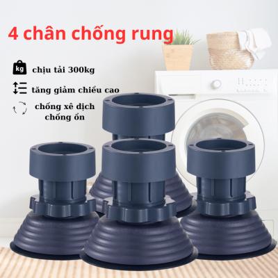 Couspan Chân Kê Máy Giặt Điều Chỉnh Độ Cao Bộ 4 Chân Máy Giặt Chống Rung Máy Giặt Tăng Giảm Chiều Cao Đế Cao Su Chống Trượt