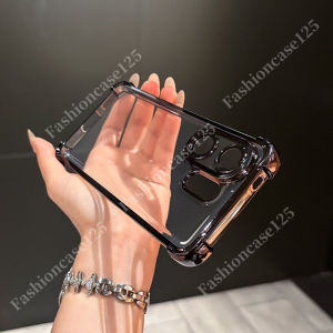 For Vivo V60 5G 2025 Plating Case For Vivo V60 5G Vivo X200 FE Vivo X200FE 2025 Phone Casing Shockproof Amor Bumper Soft TPU Flexible Anti Drop Four Corner Enhance Clear Transparent Back Cover