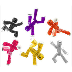 ร้านอยู่กทม.ของเล่นฟิกเกอร์สติ๊กบอท8CM เปลี่ยนรูปได้ วัสดุยาง ส่งแบบสุ่ม โมเดลคนจิ๋ว ของขวญสำหรับเด็ก