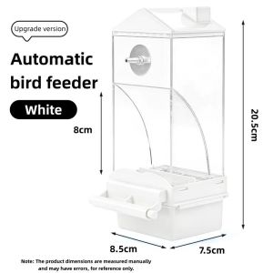 meilovmao Parrot Bird Feeder Auto Food Dispenser Large Capacity Moisture Resistant Anti Spill Hook Type Tahan Lama Sangkar Rumah