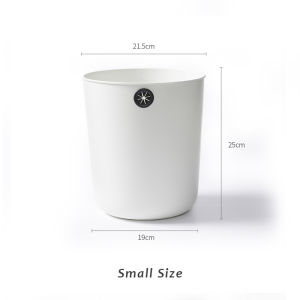 JustLiving 1PC Lớn-Miệng Thùng Rác Phụ Kiện Gia Đình Phòng Tắm Thùng Rác Mà Không Cần Che Nhà Bếp Thùng Rác Nhựa Thùng Rác Mà Không Cần Che