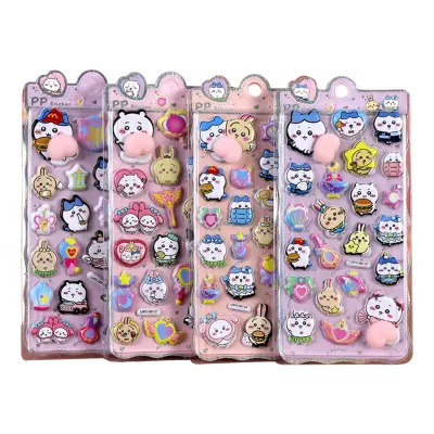 3D Puffy Stickers Panda Rabbit Bear Animal Squishy Stickers for Kids Cute Bubble Butt Stickers for Crafts Phone Case Decor