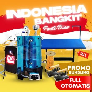 PAKET HEMAT Setrika Uap FO dan Meja Setrika Uap INDONESIA BANGKIT