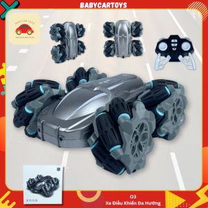 Đồ chơi Xe Điều Khiển Xoay 360 Độ 2 Mặt Stunt Elves Ô Tô Địa Hình Điều Khiển Từ Xa Quá Ngầu Cho Các Bé - Mã O3