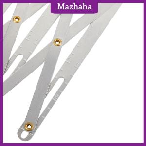 Mazhaha Buttonhole Spacer Expanding Crafting Guide Rule Sewing Gauge Equidistant Measuring Marking Tool for Grommet Button Holes