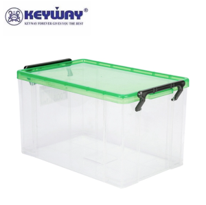 KEYWAY กล่องอเนกประสงค์ รุ่น CM-1 มีฝาล็อค วางซ้อนกันได้ กล่องใส่ของ กล่องฝาล็อค กล่องใส กล่องพลาสติก