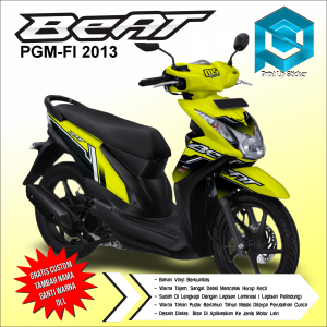 DECAL STIKER DECAL FULL BODY VARIASI 2305 HONDA BEAT FI 2013 FREE  CUSTOM