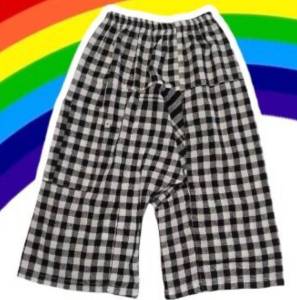 กางเกงผ้าขาวม้าเด็ก 1 ถึง 12 ปี