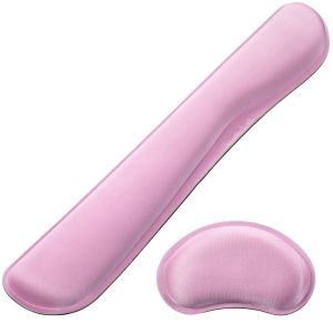Keyboard Wrist Rest and Mouse Wrist Rest Pad/Ergonomic Mouse PadNon-slip Memory Foam Keyboard Wrist Pad