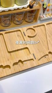 Foldable Cheese  Cutting Board  Portable Fruit Bread Charcuterie  Snack Platter with Butter Tray for Home