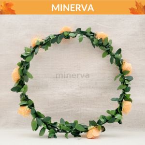 Vòng hoa đội đầu - vòng hoa cài tóc chụp hình kỉ yếu biểu diễn văn nghệ vòng hoa cài tóc cô dâu chụp hình đám cưới MINERVA