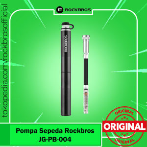 Pompa Mini Ban Sepeda Rockbros JG-PB-004 Kumpa Bike Mini Portable Ringan 160 PSI Mini Air Pump Pumpa Aluminium
