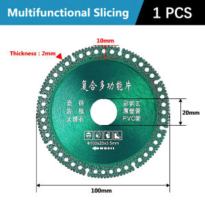Lưỡi Cưa 6 Trong 1 100mm Siêu Mỏng Dùng Cắt Gạch Men / Gỗ / Đá Hoa Cương