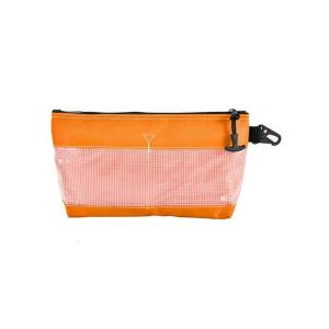 Portable Antistatic Clear PVC Tool Bag Pouch Water Resistant Oxford Cloth Lightweight Design Metal Hook For Contractors