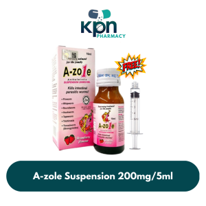 A-zole Suspension 200mg/5ml (10ml) Strawberry (EXP DATE:06/2026)