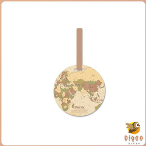 Digeo ID Name Aeroplane Baggage Labels Luggage Tags Fashion Map Design