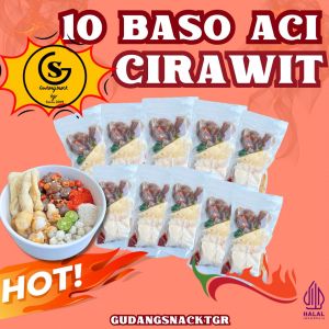 10 Bungkus Boci Cirawit Paket Hemat Usaha Hotpot Instan Food Kaldu Pedas