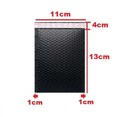 【25pcs/Pack 】Bubble Padded Envelopes【Matte Black】 Poly Mailer Courier Bubble Cushion Wrap Polymailers