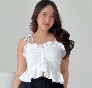 Basic id fashion  Atasan wanita tanktop wanita kekinian ootd