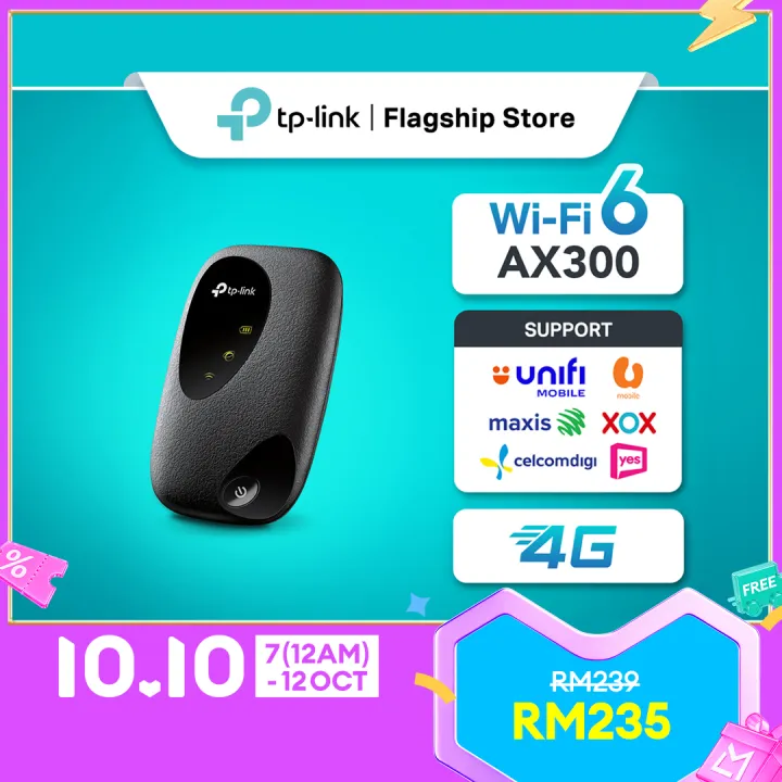 TP-Link M7000 - 4G LTE Mobile Wi-Fi / Travel Mi-Fi / Portable Mi-Fi / Mobile WiFi Hotspot