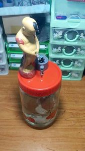 Bình rót rưou thủy tinh chú tiểu 2l