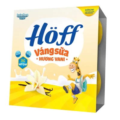 Lốc 4 Hộp Váng Sữa Hoff 55g