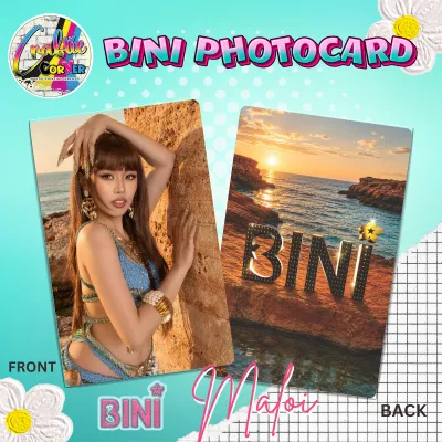BINI X COACHELLA ( Matte Finish Photocard Set of 9 )
