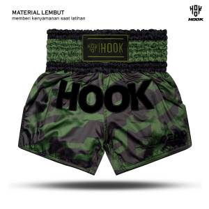 Celana Muaythai Hook Kickboxing Muay Thai Shorts Thai Boxing Shorts Camouflage