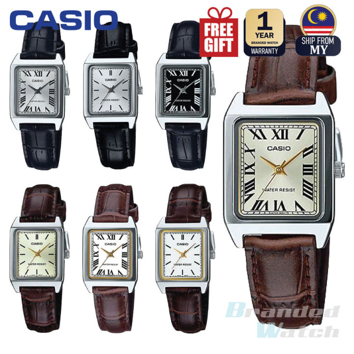 [1YR WARRANTY] CASIO WATCH ANALOG WOMEN'S LTP-V007L SERIES LTP-V007L-1B LTP-V007L-7B1 LTP-V007L-7B2 LTP-V007L-7E1