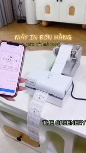 Máy in nhiệt TG-96BT (Khổ A7) kết nối Bluetooth In Đơn Hàng bằng Điện Thoại sàn TMĐT Tem Mã Vạch