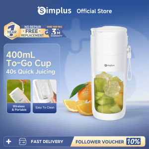 Simplus Juice Cup Portable Multi-functional Scale Line Maximum Capacity 340/400ML Wireless Electric Juicer Type-C Charging Wireless