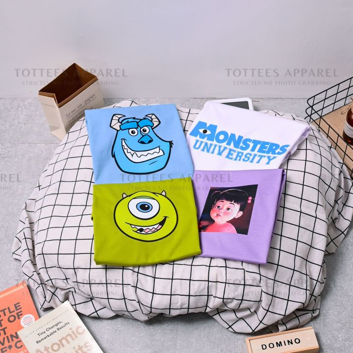 TOTTEES APPAREL | MONSTER UNIVERSITY V.2 MIKE WAZOWSKI SULLEY BOO | Graphic  Prin MEN T-shirt Printed T-Shirt For Men AND WOMEN #New T-Shirt Anime Plain  T Shirts Mens T-shirts Are Simple And