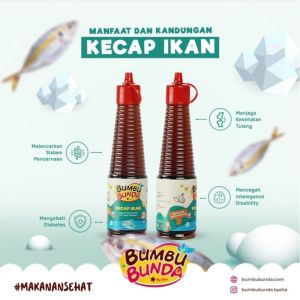 Bumbu Bunda Elia Kecap 140ML MPASI Non MSG / Manis Asin Saos Tiram Teriyaki Wijen Halal Anak Bayi