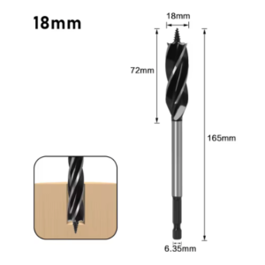 SLOT WOOD WORKING 10 - 25 MM MATA BOR PEMBUAT LUBANG DRAT KAYU KERAJINAN