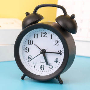 Cute Cartoon Alarm Clock for Kids and Students Plastic Desk Clock with Quartz Movement and Dual Display