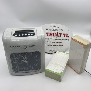 Máy châm công thẻ giấy Ronald Jack RJ-2300A ( Tặng 200 thẻ)