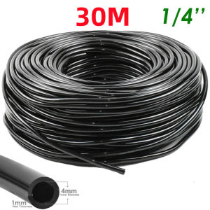10m/20m/30m /50mGarden Watering Hose1/4 PVC Tubing Micro Drip Irrigation Tube Plants Watering Accessories