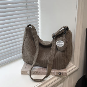 GROSIRAN OMYGOOSE TAS SELEMPANG CORDUROY WANITA / TAS BAHU WANITA / SLINGBAG CORDUROY / TFW 0200