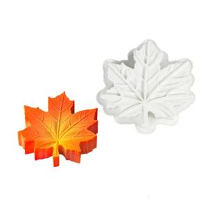 6Inch Maple Leaf Silicones Molds For Mousses Cake Chocolate Baking Dishwasher Safe Nonstick Flexible Easy Releases