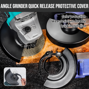 Angle Grinder Quick Release Protective Cover Safety Cover Angle Grinder Waterproof Dust Cover Fully Enclosed Dust-Free Waterproof Accessories 100 115 125 150 180 230