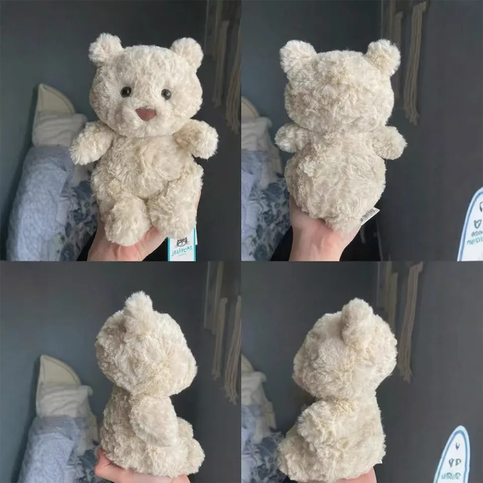 18CM Jellycat Bartholomew Bear Junior Plush Toy plush doll w/bag