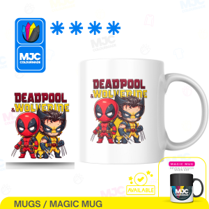 MJC ColourMade Magic Mugs - Deadpool & Wolverine