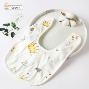 BabyShine Bib Bayi/Sleber Air Liur Bayi/8 Lapis Kain Kasa Lembut Celemek Bayi