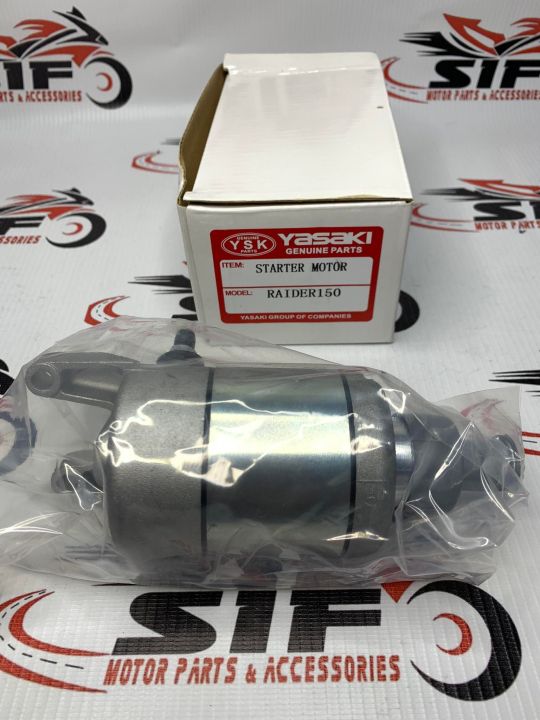 SIF STARTER MOTOR SUZUKI RAIDER 150 CARB (YSK) Lazada PH