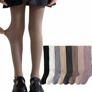 Ruizhijzg 0-13 Years Old Cotton Girls Pantyhose Childrens Girls Boys Leggings Elastic Waist Knit Tights Pants Babys Toddler Stocking Breathable Socks Pants