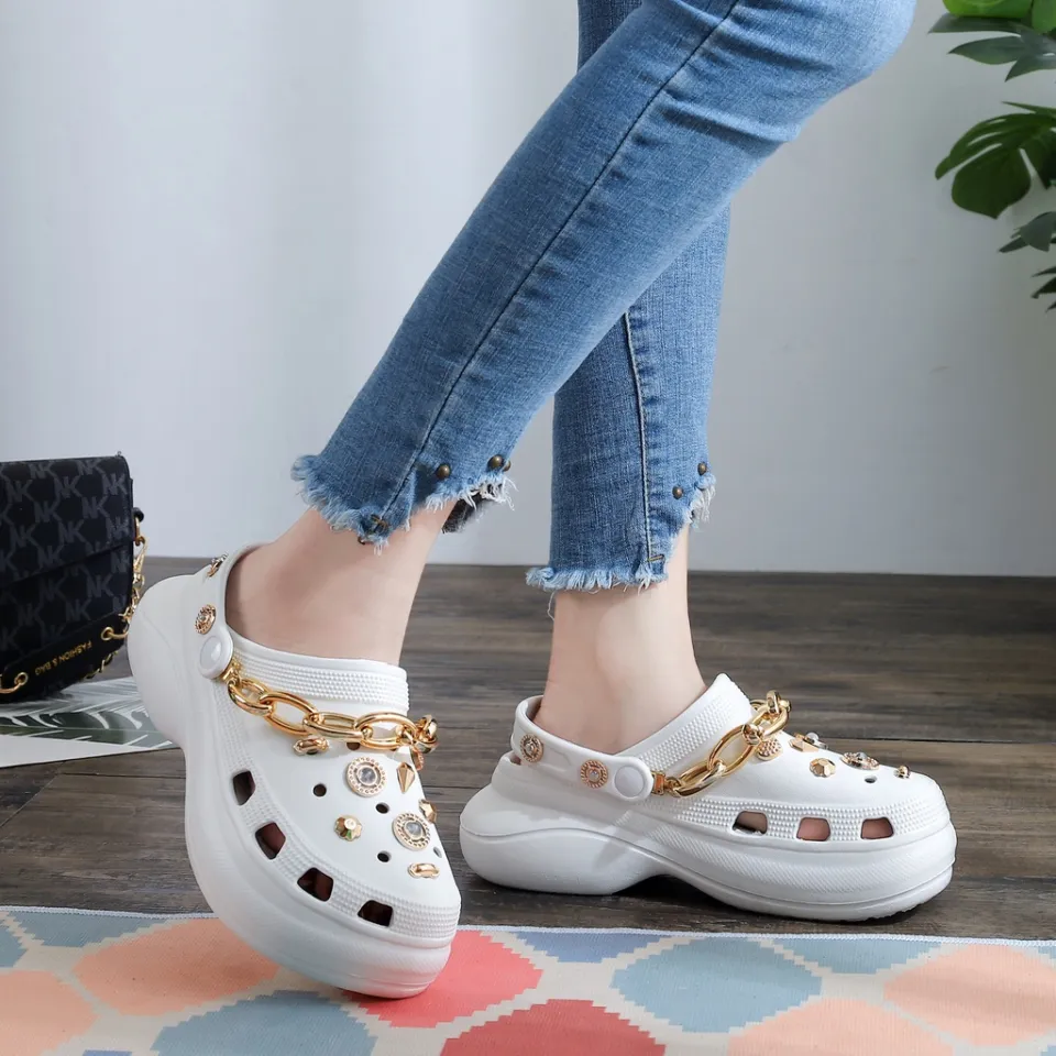 Women's crocs classic bae best sale embellished clog