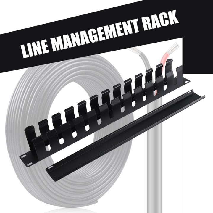 1U Cable Management Horizontal Mount 19 Inch Server Rack , 12 Slot ...